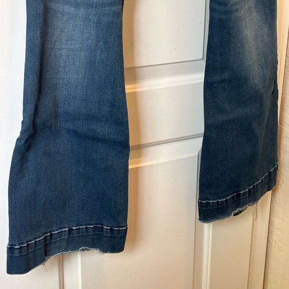 Rock & Roll Cowgirl Dark Blue Flare Jeans - Picture 10 of 11